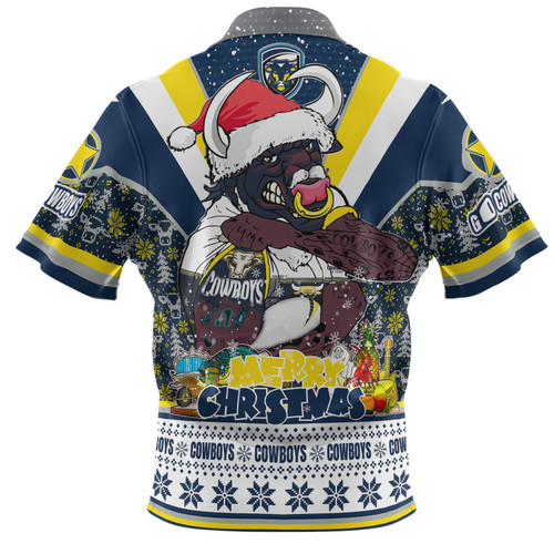 North Queensland Cowboys Christmas Custom Polo Shirt - North Queensland Cowboys Santa Aussie Big Things Polo Shirt North Queensland Cowboys Christmas Custom Polo Shirt - North Queensland Cowboys Santa Aussie Big Things Polo Shirt