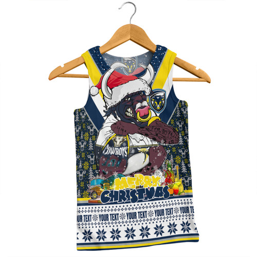 North Queensland Cowboys Christmas Custom Men Singlet - North Queensland Cowboys Santa Aussie Big Things Men Singlet North Queensland Cowboys Christmas Custom Men Singlet - North Queensland Cowboys Santa Aussie Big Things Men Singlet