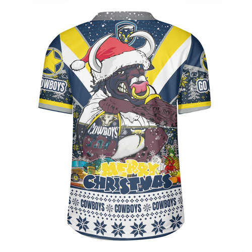 North Queensland Cowboys Christmas Custom Rugby Jersey - North Queensland Cowboys Santa Aussie Big Things Rugby Jersey North Queensland Cowboys Christmas Custom Rugby Jersey - North Queensland Cowboys Santa Aussie Big Things Rugby Jersey