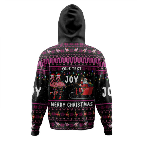 Australia Christmas Custom Hoodie - Aussie Christmas Pink Flamingo Santa Sleigh Hoodie Australia Christmas Custom Hoodie - Aussie Christmas Pink Flamingo Santa Sleigh Hoodie