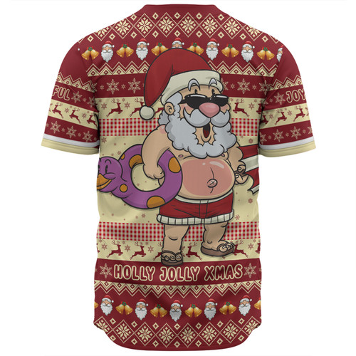 Australia Christmas Custom Baseball Shirt - Aussie Christmas Santa Summer Vibes Baseball Shirt Australia Christmas Custom Baseball Shirt - Aussie Christmas Santa Summer Vibes Baseball Shirt