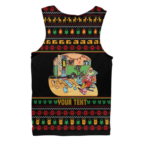 Australia Christmas Custom Men Singlet - Aussie Christmas Merry Campers Men Singlet Australia Christmas Custom Men Singlet - Aussie Christmas Merry Campers Men Singlet