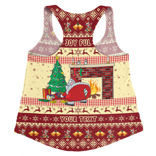 Australia Christmas Custom Women Racerback Singlet - Smells Like Christmas Women Racerback Singlet
