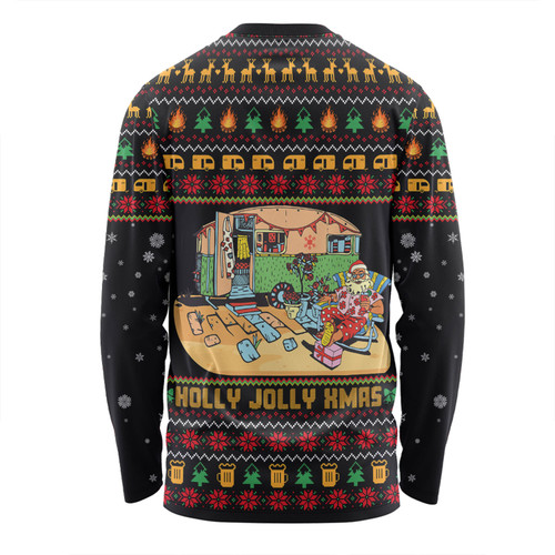 Australia Christmas Custom Long Sleeve T-shirt - Aussie Christmas Merry Campers Long Sleeve T-shirt Australia Christmas Custom Long Sleeve T-shirt - Aussie Christmas Merry Campers Long Sleeve T-shirt
