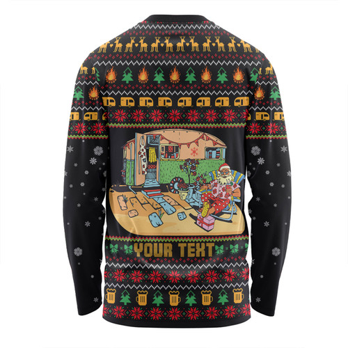 Australia Christmas Custom Long Sleeve T-shirt - Aussie Christmas Merry Campers Long Sleeve T-shirt Australia Christmas Custom Long Sleeve T-shirt - Aussie Christmas Merry Campers Long Sleeve T-shirt