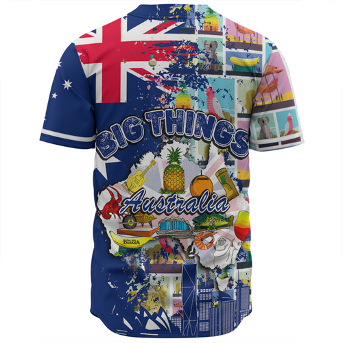 Australia Baseball Shirt - Australia Big Things Ver 2 Baseball Shirt Australia Baseball Shirt - Australia Big Things Ver 2 Baseball Shirt