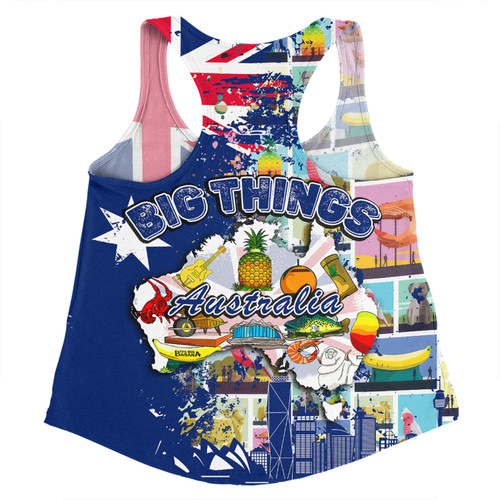Australia Women Racerback Singlet - Australia Big Things Ver 2 Women Racerback Singlet Australia Women Racerback Singlet - Australia Big Things Ver 2 Women Racerback Singlet