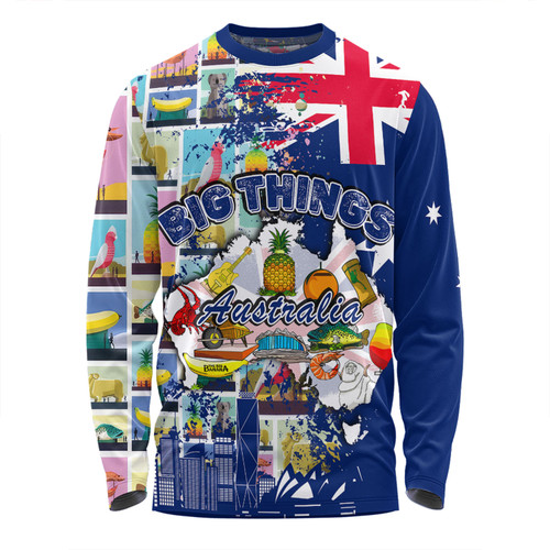 Australia Long Sleeve T-shirt - Australia Big Things Ver 2 Long Sleeve T-shirt