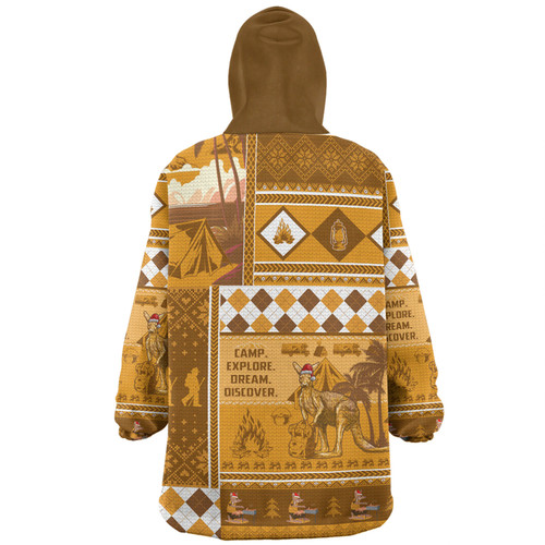 Australia Camping Christmas Snug Hoodie - Xmas Camping With Kangaroo Vintage Snug Hoodie Australia Camping Christmas Snug Hoodie - Xmas Camping With Kangaroo Vintage Snug Hoodie