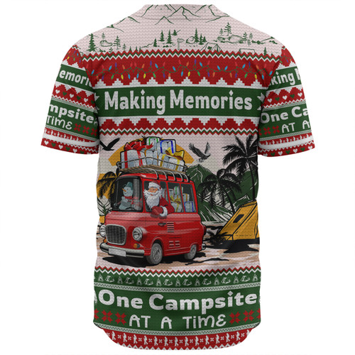 Australia Camping Christmas Baseball Shirt - Making Memories One Campsite At A Time Baseball Shirt Australia Camping Christmas Baseball Shirt - Making Memories One Campsite At A Time Baseball Shirt