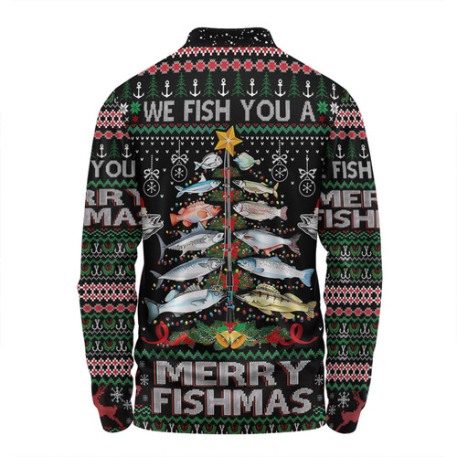 Australia Christmas Fishing Long Sleeve Polo Shirt - Merrry Fishmas Fishing Rod Christmas Tree Long Sleeve Polo Shirt Australia Christmas Fishing Long Sleeve Polo Shirt - Merrry Fishmas Fishing Rod Christmas Tree Long Sleeve Polo Shirt