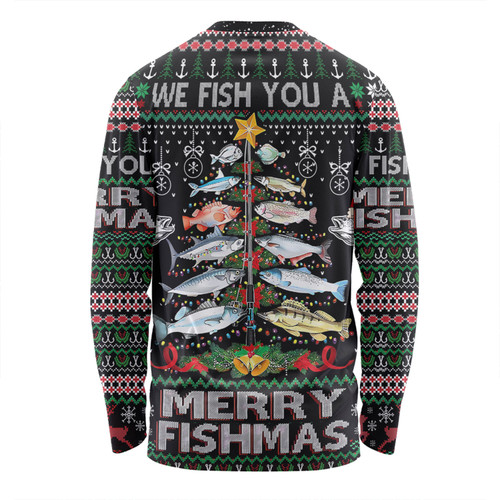 Australia Christmas Fishing Long Sleeve T-shirt - Merrry Fishmas Fishing Rod Christmas Tree Long Sleeve T-shirt Australia Christmas Fishing Long Sleeve T-shirt - Merrry Fishmas Fishing Rod Christmas Tree Long Sleeve T-shirt