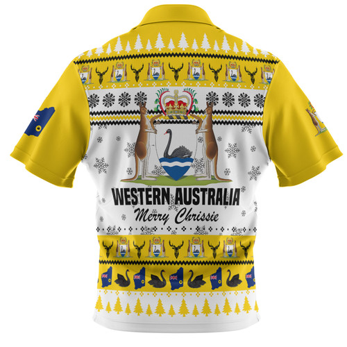 Western Australia Christmas Polo Shirt - Merry Chrissie Polo Shirt Western Australia Christmas Polo Shirt - Merry Chrissie Polo Shirt