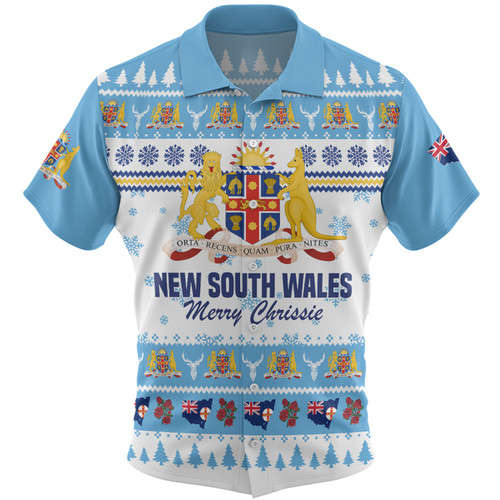 New South Wales Christmas Hawaiian Shirt - Merry Chrissie Hawaiian Shirt