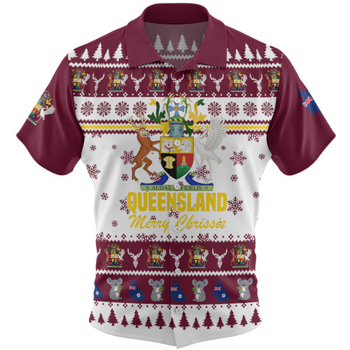 Queensland Christmas Hawaiian Shirt - Merry Chrissie Hawaiian Shirt