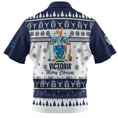 Victoria Christmas Hawaiian Shirt - Merry Chrissie Hawaiian Shirt Victoria Christmas Hawaiian Shirt - Merry Chrissie Hawaiian Shirt