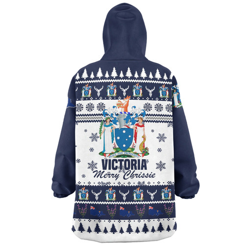 Victoria Christmas Snug Hoodie - Merry Chrissie Snug Hoodie Victoria Christmas Snug Hoodie - Merry Chrissie Snug Hoodie
