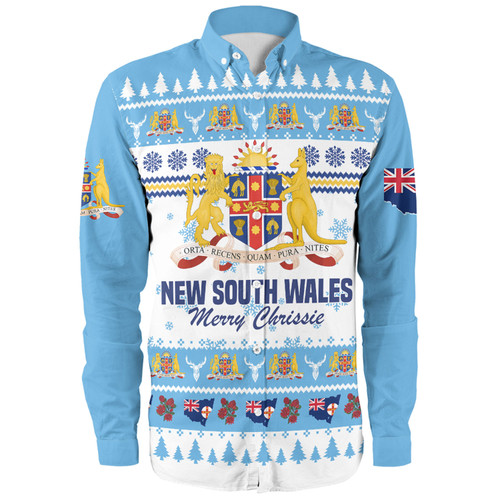 New South Wales Christmas Long Sleeve Shirt - Merry Chrissie Long Sleeve Shirt