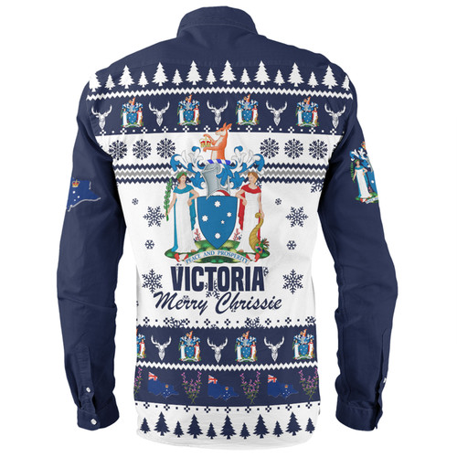 Victoria Christmas Long Sleeve Shirt - Merry Chrissie Long Sleeve Shirt Victoria Christmas Long Sleeve Shirt - Merry Chrissie Long Sleeve Shirt