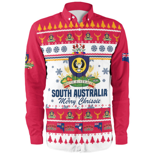 South Australia Christmas Long Sleeve Shirt - Merry Chrissie Long Sleeve Shirt