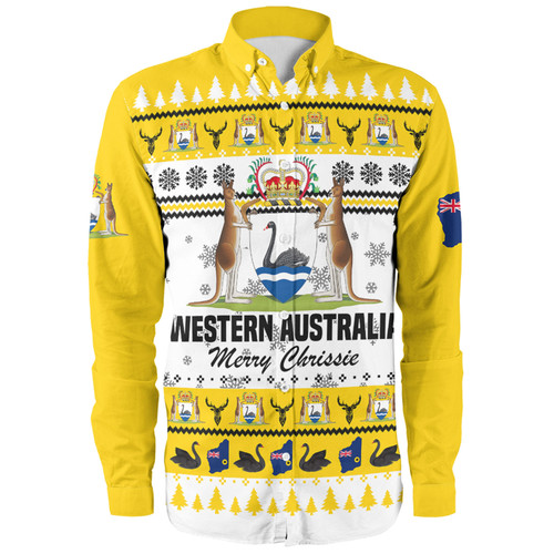 Western Australia Christmas Long Sleeve Shirt - Merry Chrissie Long Sleeve Shirt