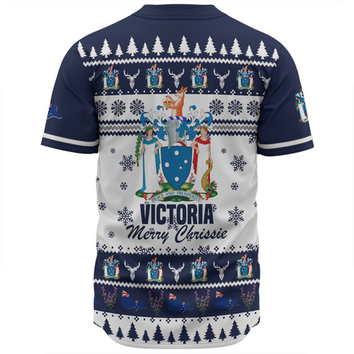 Victoria Christmas Baseball Shirt - Merry Chrissie Baseball Shirt Victoria Christmas Baseball Shirt - Merry Chrissie Baseball Shirt