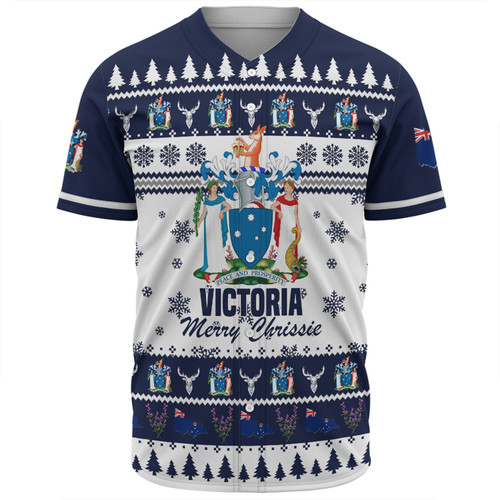 Victoria Christmas Baseball Shirt - Merry Chrissie Baseball Shirt