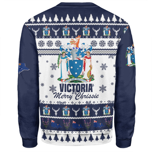 Victoria Christmas Sweatshirt - Merry Chrissie Sweatshirt Victoria Christmas Sweatshirt - Merry Chrissie Sweatshirt