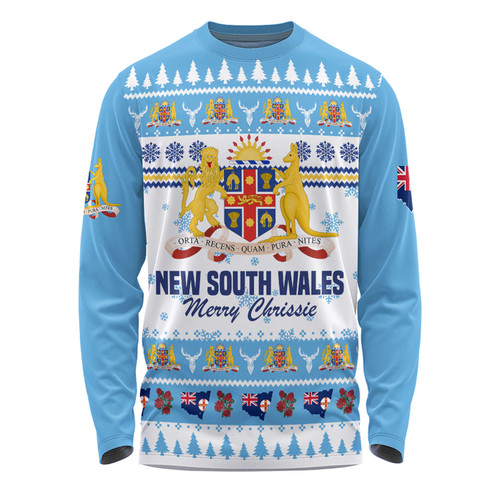 New South Wales Christmas Long Sleeve T-shirt - Merry Chrissie Long Sleeve T-shirt