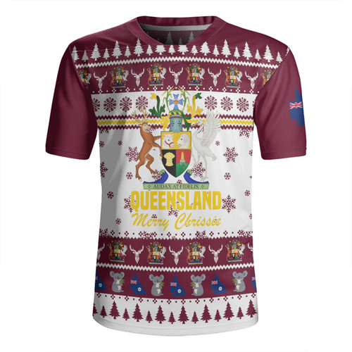 Queensland Christmas Rugby Jersey - Merry Chrissie Rugby Jersey