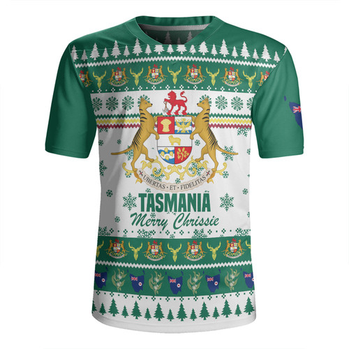 Tasmania Christmas Rugby Jersey - Merry Chrissie Rugby Jersey