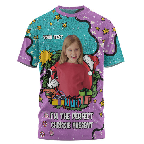 Australia Christmas Custom T-shirt - I'm the Perfect Present Purple T-shirt