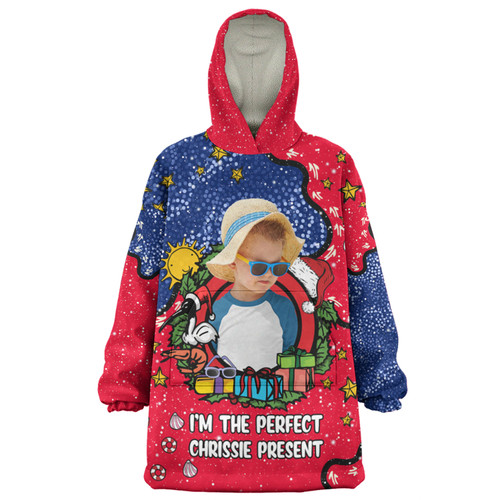 Australia Christmas Custom Snug Hoodie - I'm the Perfect Present Blue Snug Hoodie Australia Christmas Custom Snug Hoodie - I'm the Perfect Present Blue Snug Hoodie