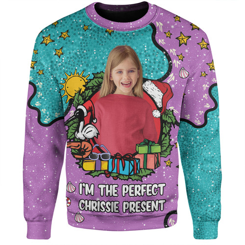 Australia Christmas Custom Sweatshirt - I'm the Perfect Present Purple Sweatshirt Australia Christmas Custom Sweatshirt - I'm the Perfect Present Purple Sweatshirt