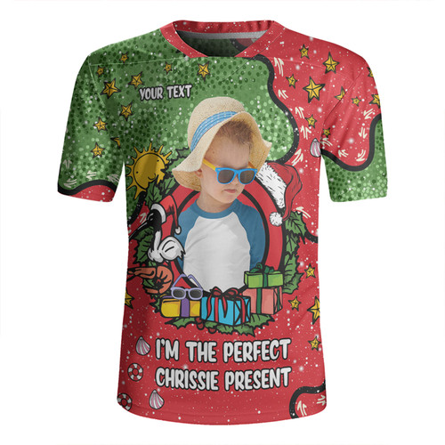 Australia Christmas Custom Rugby Jersey - I'm the Perfect Present Red Rugby Jersey Australia Christmas Custom Rugby Jersey - I'm the Perfect Present Red Rugby Jersey