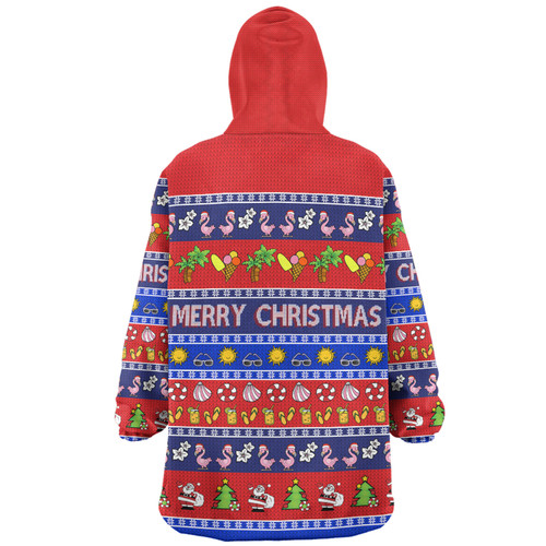 Australia Christmas Custom Snug Hoodie - Personalised Blue Summer Vibes Chrissie Present Snug Hoodie Australia Christmas Custom Snug Hoodie - Personalised Blue Summer Vibes Chrissie Present Snug Hoodie