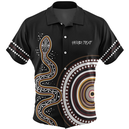 Australia Rainbow Serpent Aboriginal Custom Hawaiian Shirt - Dreamtime Mother of Life Black Hawaiian Shirt Australia Rainbow Serpent Aboriginal Custom Hawaiian Shirt - Dreamtime Mother of Life Black Hawaiian Shirt