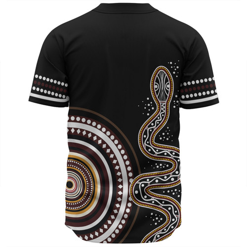 Australia Rainbow Serpent Aboriginal Custom Baseball Shirt - Dreamtime Mother of Life Black Baseball Shirt Australia Rainbow Serpent Aboriginal Custom Baseball Shirt - Dreamtime Mother of Life Black Baseball Shirt
