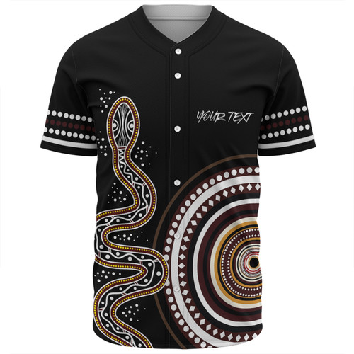 Australia Rainbow Serpent Aboriginal Custom Baseball Shirt - Dreamtime Mother of Life Black Baseball Shirt Australia Rainbow Serpent Aboriginal Custom Baseball Shirt - Dreamtime Mother of Life Black Baseball Shirt