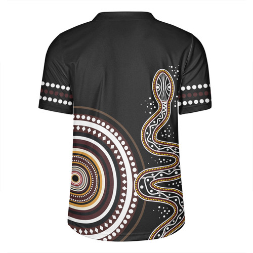 Australia Rainbow Serpent Aboriginal Custom Rugby Jersey - Dreamtime Mother of Life Black Rugby Jersey Australia Rainbow Serpent Aboriginal Custom Rugby Jersey - Dreamtime Mother of Life Black Rugby Jersey