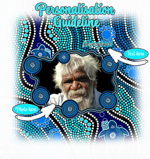 Australia Personalised Aboriginal Custom Zip Polo Shirt - River And Turtles Dot Art Painting Blue Zip Polo Shirt Australia Personalised Aboriginal Custom Zip Polo Shirt - River And Turtles Dot Art Painting Blue Zip Polo Shirt