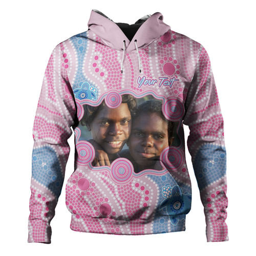 Australia Personalised Aboriginal Custom Hoodie - River And Turtles Dot Art Painting Pink Hoodie Australia Personalised Aboriginal Custom Hoodie - River And Turtles Dot Art Painting Pink Hoodie
