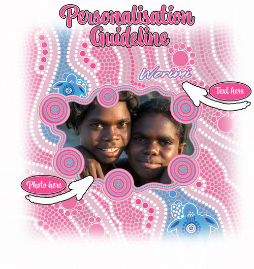 Australia Personalised Aboriginal Custom Rugby Jersey - River And Turtles Dot Art Painting Pink Rugby Jersey Australia Personalised Aboriginal Custom Rugby Jersey - River And Turtles Dot Art Painting Pink Rugby Jersey
