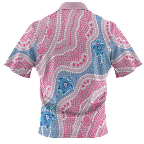 Australia Turtles Aboriginal Custom Hawaiian Shirt - Dreamtime River And Turtles Dot Art Painting Pink Hawaiian Shirt Australia Turtles Aboriginal Custom Hawaiian Shirt - Dreamtime River And Turtles Dot Art Painting Pink Hawaiian Shirt