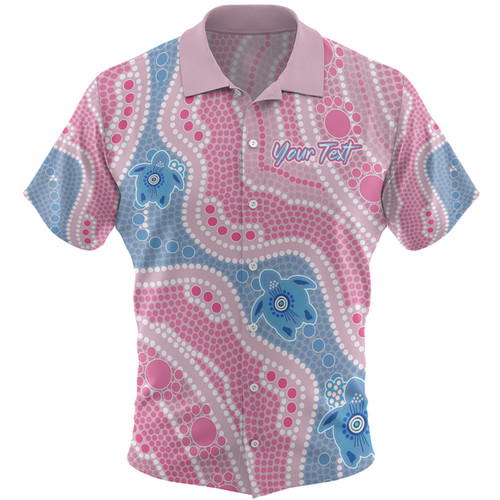 Australia Turtles Aboriginal Custom Hawaiian Shirt - Dreamtime River And Turtles Dot Art Painting Pink Hawaiian Shirt Australia Turtles Aboriginal Custom Hawaiian Shirt - Dreamtime River And Turtles Dot Art Painting Pink Hawaiian Shirt