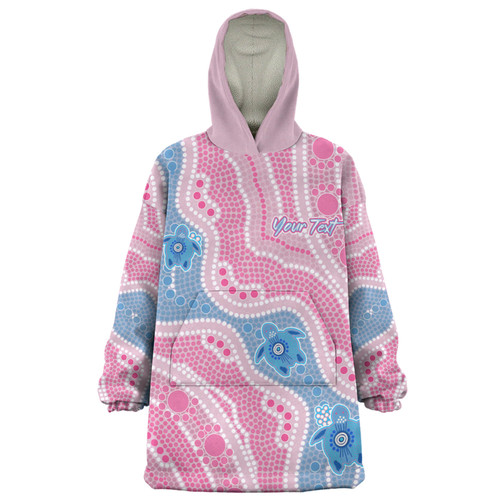 Australia Turtles Aboriginal Custom Snug Hoodie - Dreamtime River And Turtles Dot Art Painting Pink Snug Hoodie Australia Turtles Aboriginal Custom Snug Hoodie - Dreamtime River And Turtles Dot Art Painting Pink Snug Hoodie