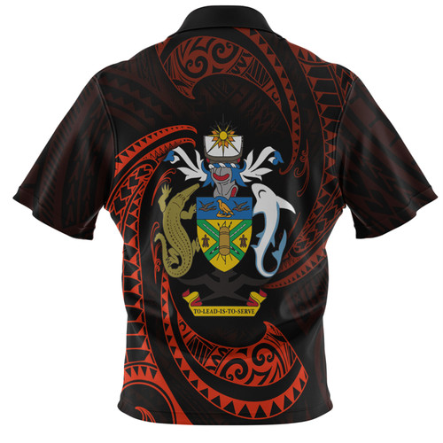 Australia South Sea Islanders Hawaiian Shirt - Solomon Islands Red Tribal Wave Pattern Hawaiian Shirt Australia South Sea Islanders Hawaiian Shirt - Solomon Islands Red Tribal Wave Pattern Hawaiian Shirt