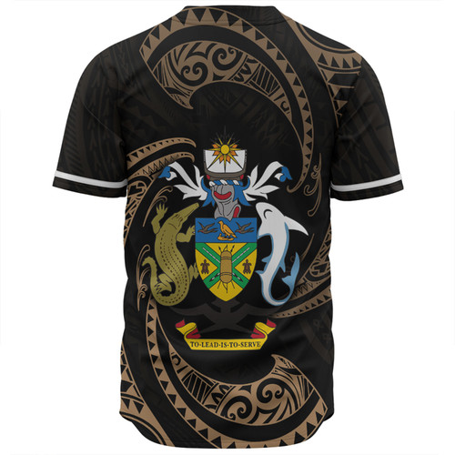 Australia South Sea Islanders Baseball Shirt - Solomon Islands Gold Tribal Wave Pattern Baseball Shirt Australia South Sea Islanders Baseball Shirt - Solomon Islands Gold Tribal Wave Pattern Baseball Shirt