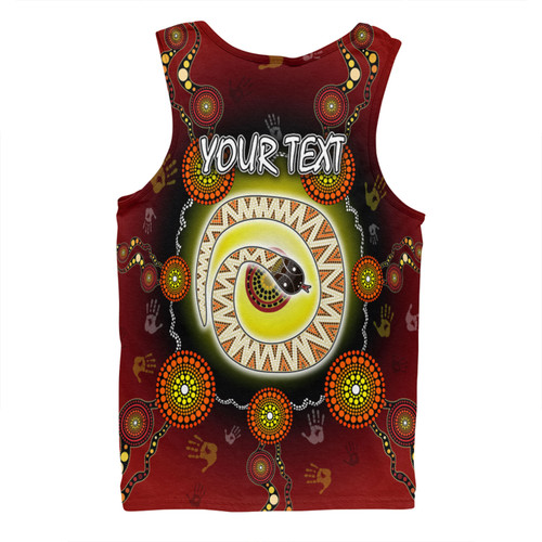 Australia Aboriginal Custom Men Singlet - The Rainbow Serpent Dreaming Spirit Art Men Singlet Australia Aboriginal Custom Men Singlet - The Rainbow Serpent Dreaming Spirit Art Men Singlet