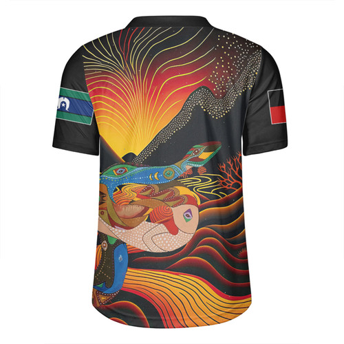 Australia Aboriginal Custom Rugby Jersey - Rainbow Serpent In Aboriginal Dreaming Art Inspired Rugby Jersey Australia Aboriginal Custom Rugby Jersey - Rainbow Serpent In Aboriginal Dreaming Art Inspired Rugby Jersey